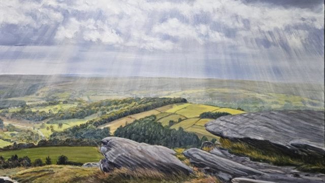 From Stanage Edge, Peak District (NC 462)